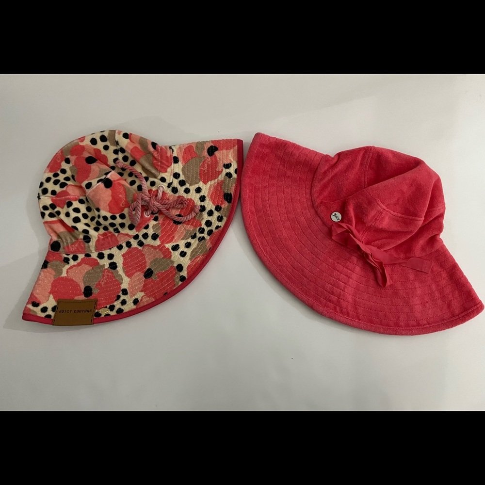 Juicy Couture~ Lot of 2 hats super cute.
